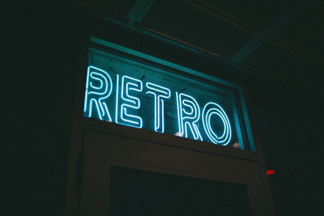white and blue open neon light signage