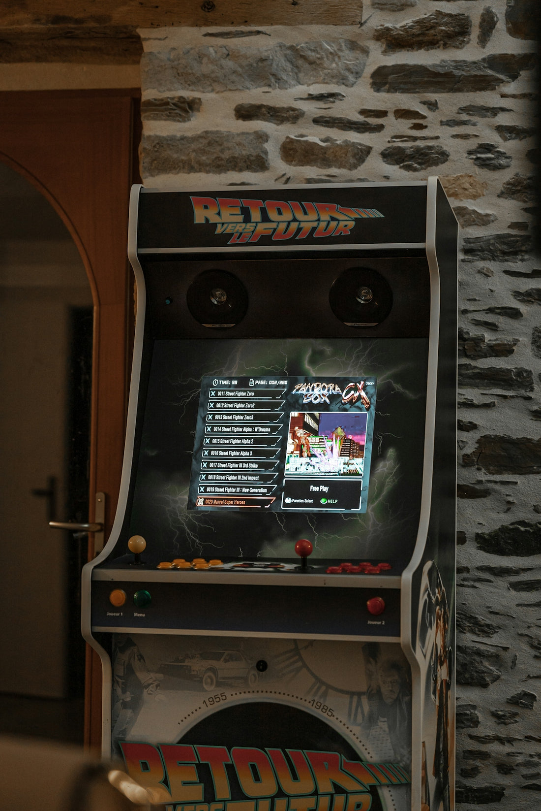 a close up of a video game machine