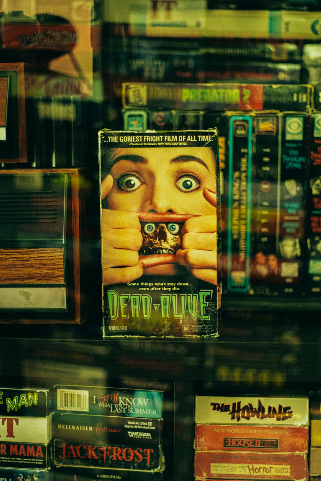 a book shelf with a bunch of books on it