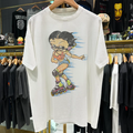 Vintage Betty Blades 90's Vintage Washed White Graphic T-Shirt