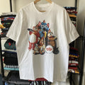 Vintage 1971 Vintage Cartoon The Banana Splits Washed White Graphic Graphic T-Shirt