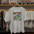 Vintage 1995 Atlanta Freaknik Washed White Graphic Graphic T-Shirt