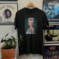 Vintage Rare Bridgitte Bardot Washed Black Graphic Graphic T-Shirt