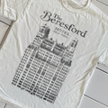 Vintage 90s The Beresford Hotel NYC Rare Washed White Graphic T-Shirt