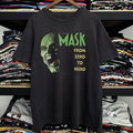 Vintage 1994 The Mask Washed Black Graphic Graphic T-Shirt