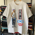 Vintage Rare Ice T World Tour Washed Black Graphic Graphic T-Shirt
