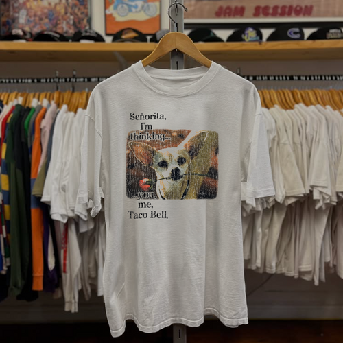Vintage T Bell Valentines Date Washed White Graphic Graphic T-Shirt